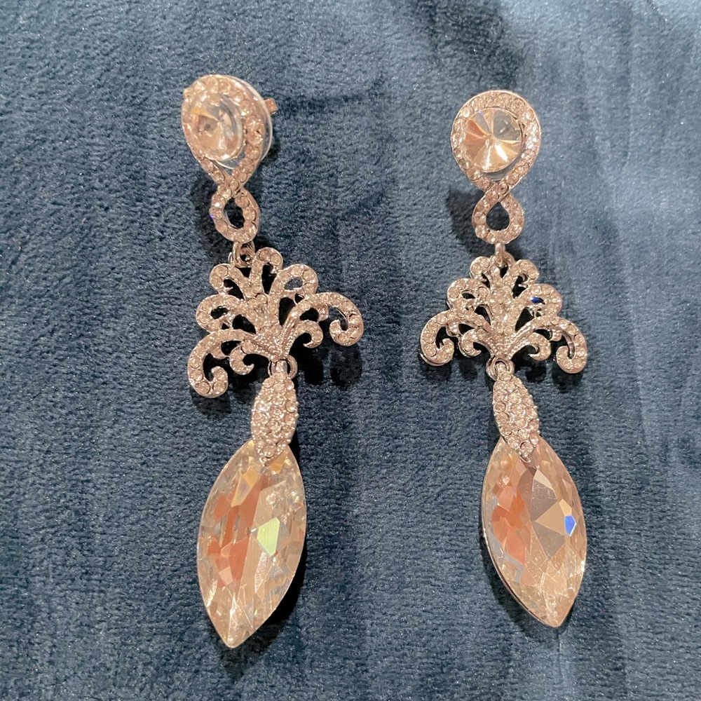 Silver earrings